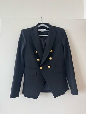 Double-Breasted Dickey Jacket Blazer Veronica Beard